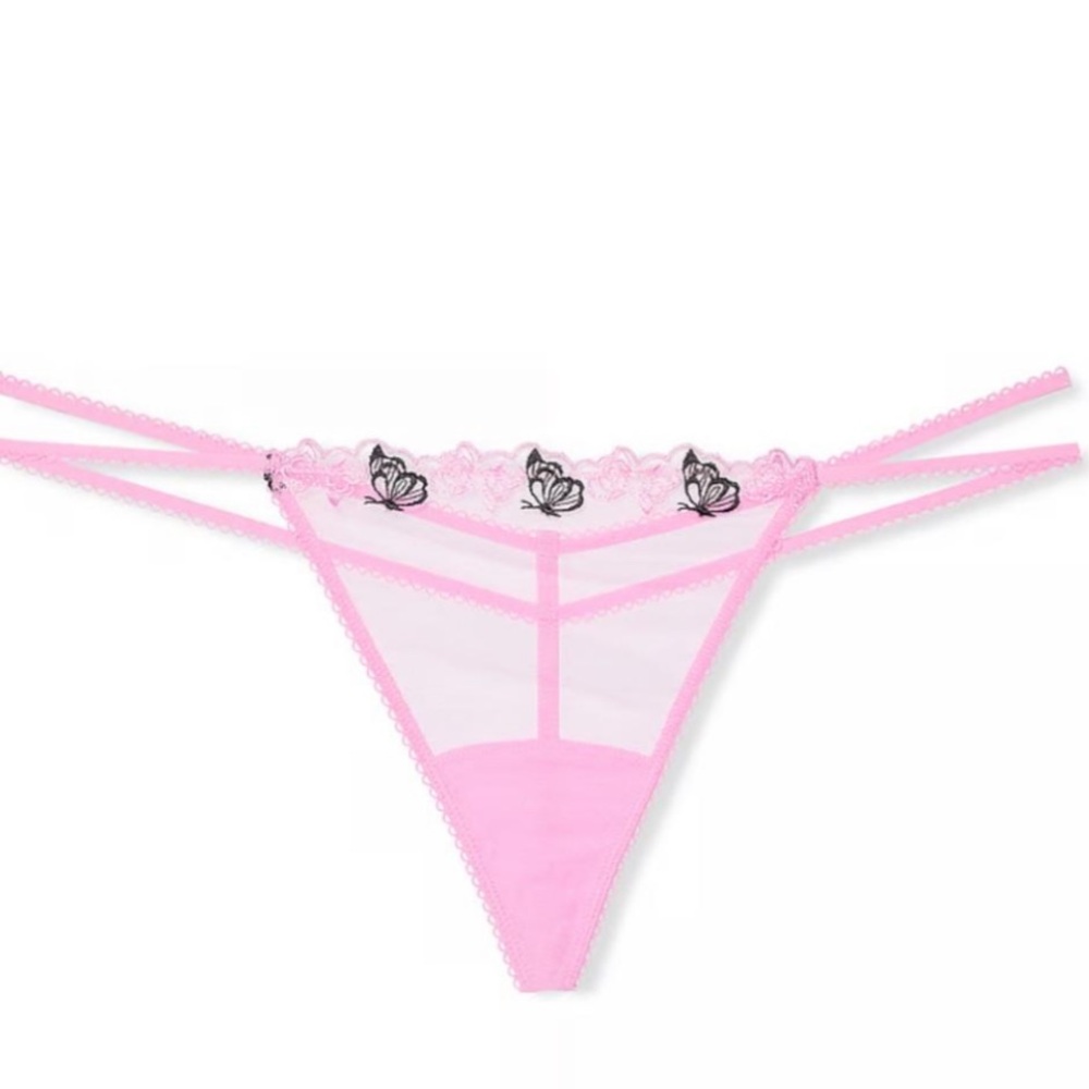 🦋PINK Victoria's Secret Pink Lace Thong